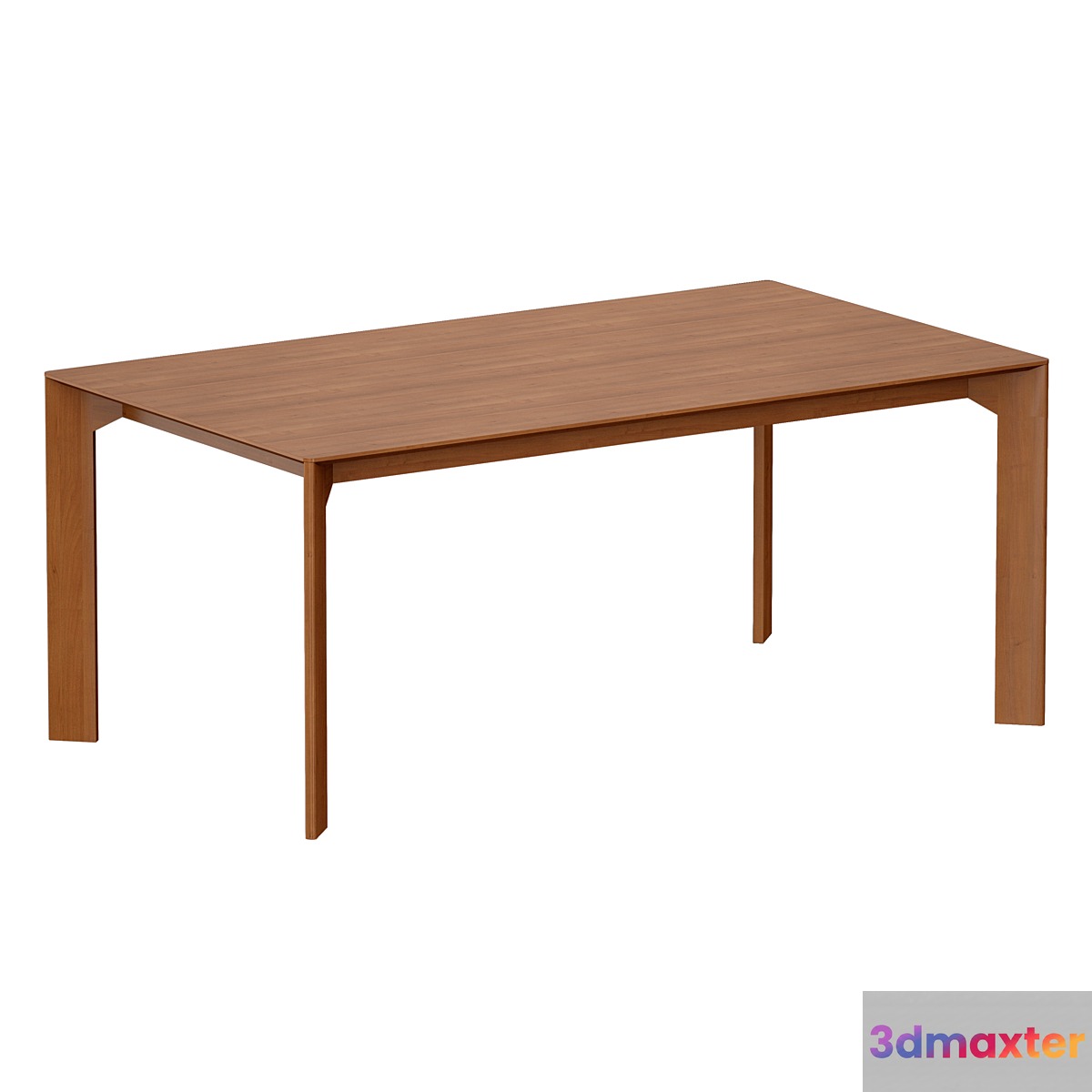 Ivy Rectangle Wood Dining Table (Crate and Barrel) 3D Max