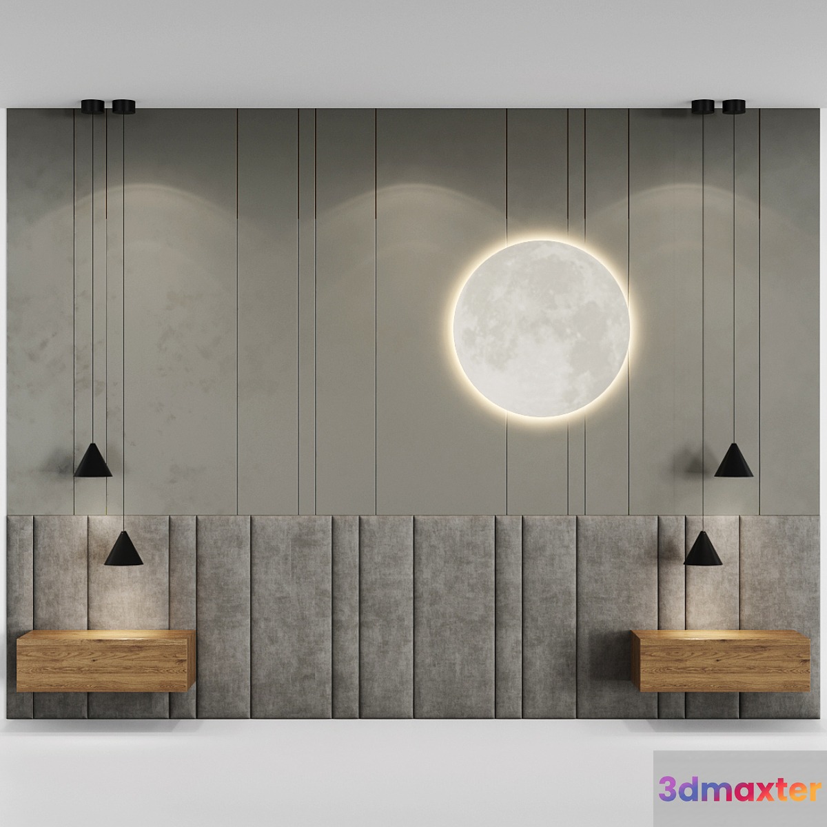 Decotarive Wall panel 017 3D Max