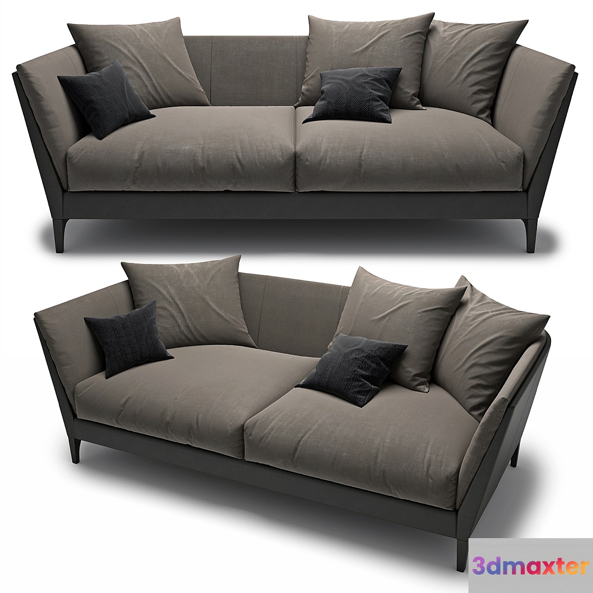 Sofa Bretagne Poltrona Frau 3D Max