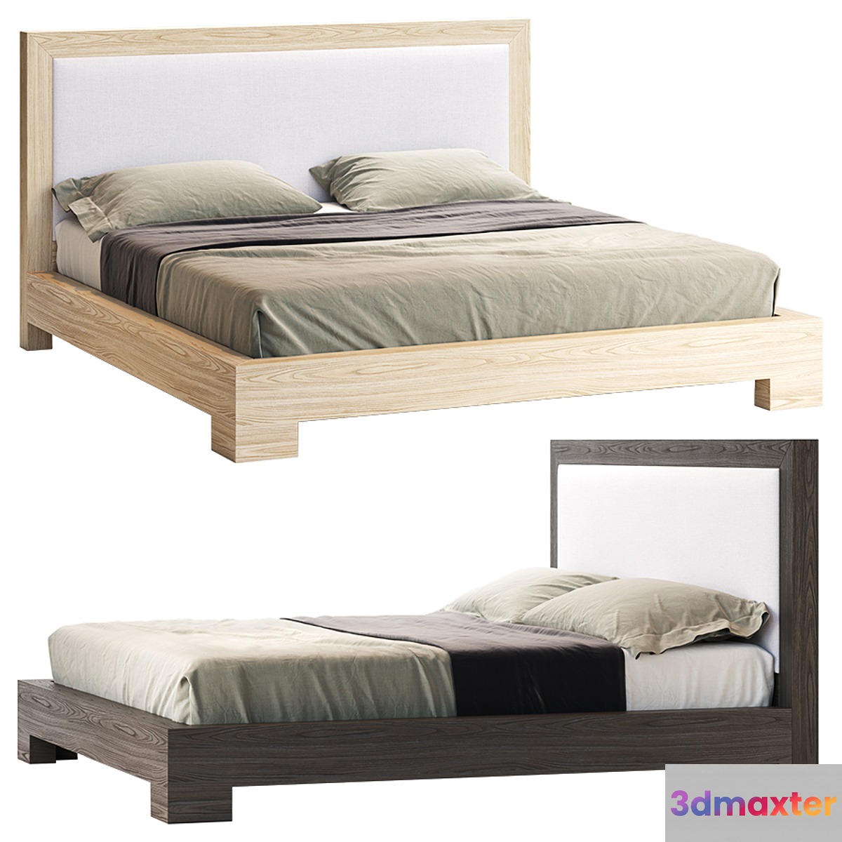 Harbor _ Santa Barbara Eastern King Bed 3D Max