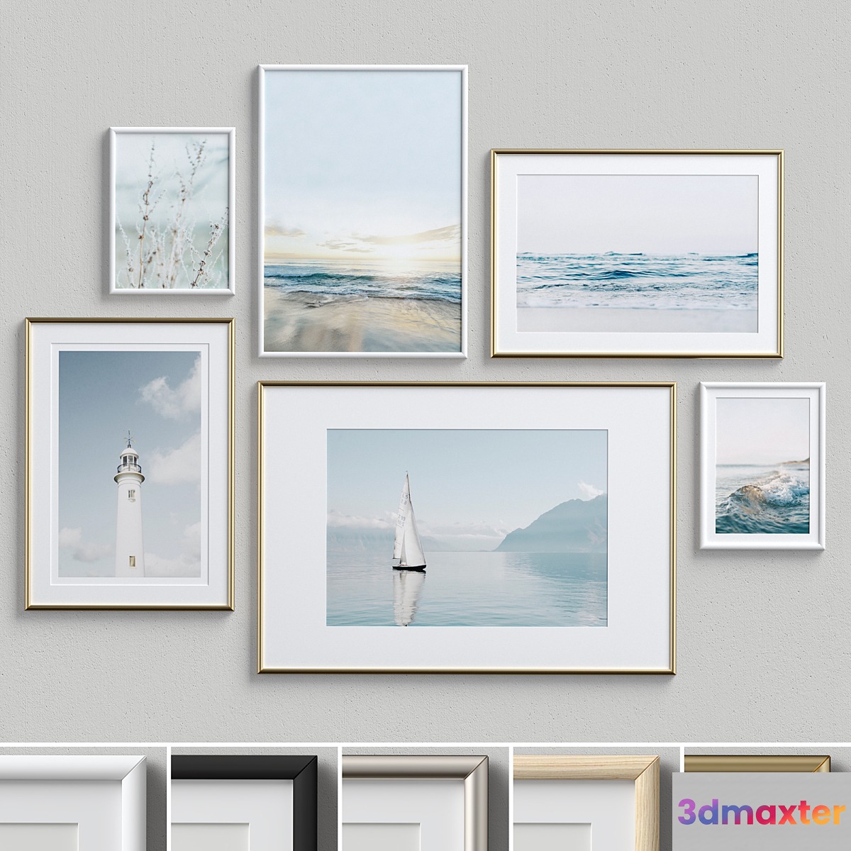 Wall Art Set-16 3D Max