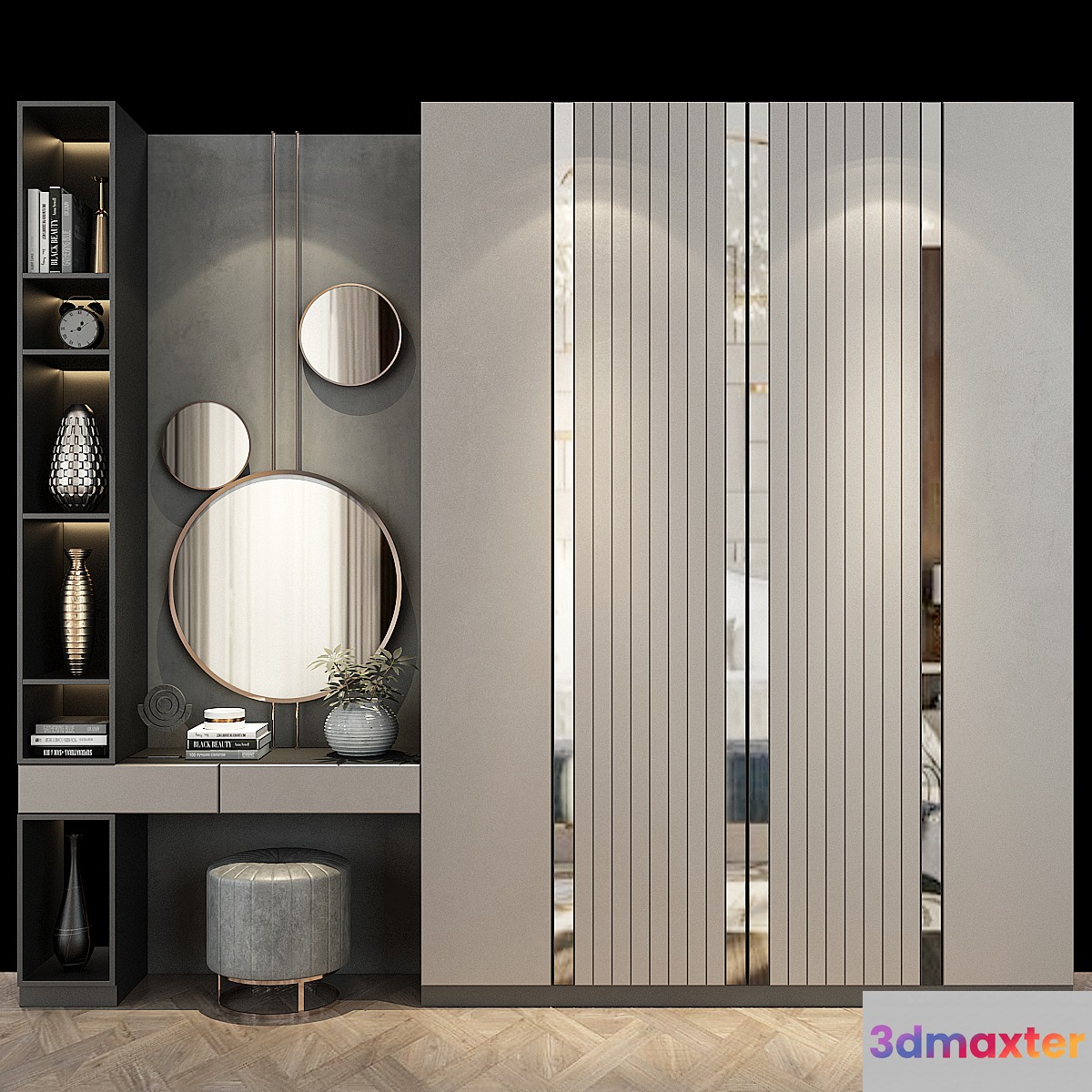 Hallway Composition SET 182 3D Max