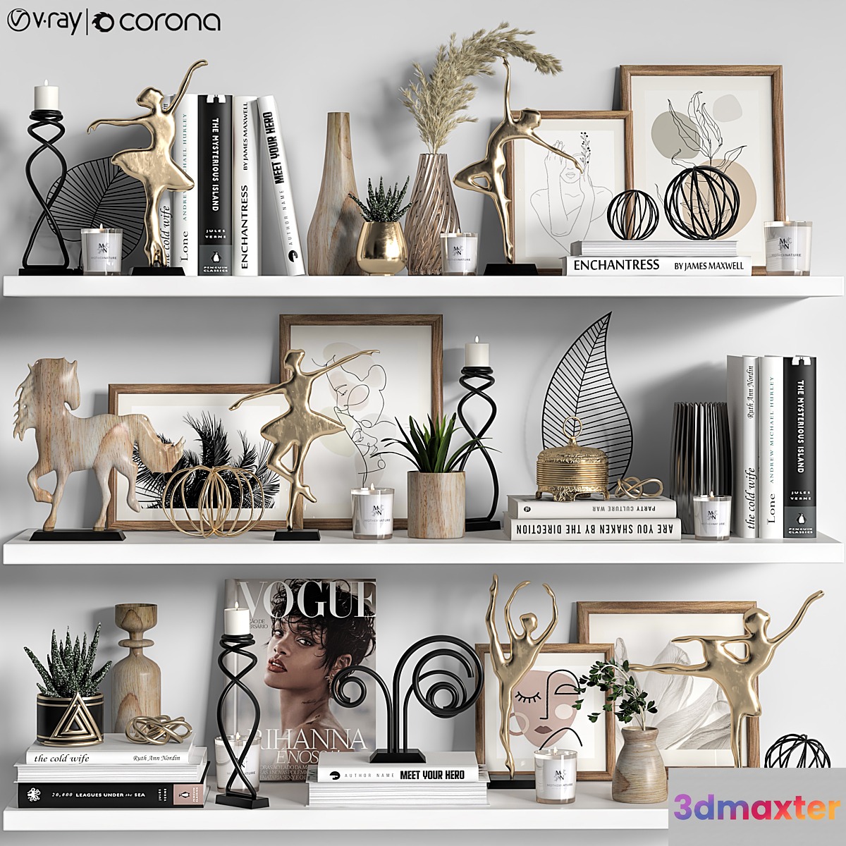 Decorative Set 18 3D Max