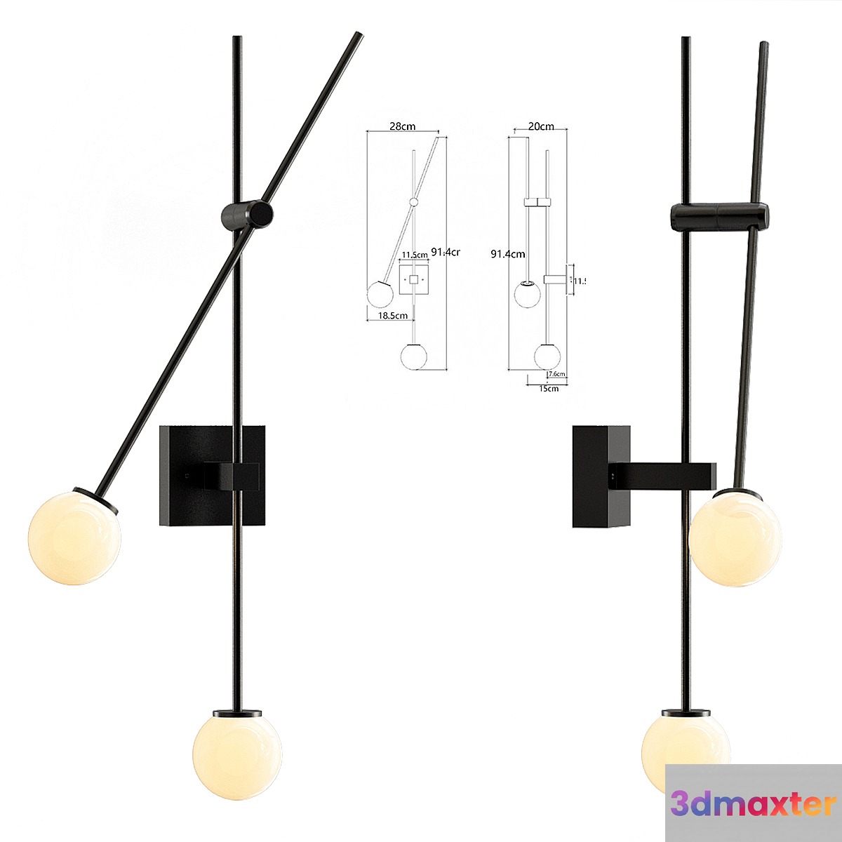 DOUBLE STRIP 3D Max