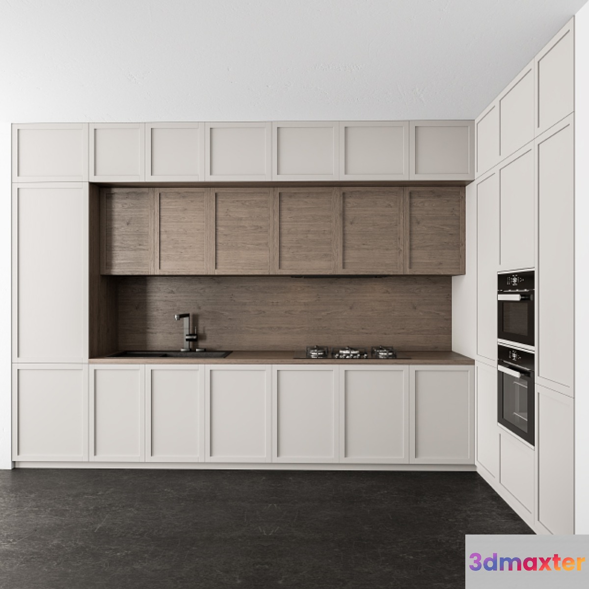 Kitchen Neo Classic - White and Wood 31
