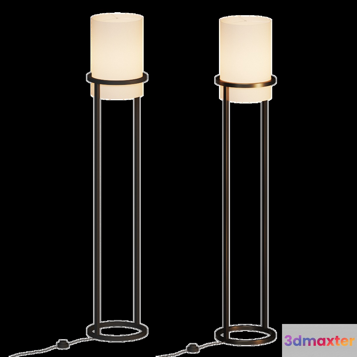 Bricelyn Floor Lamp by Orren Ellis 3D Max