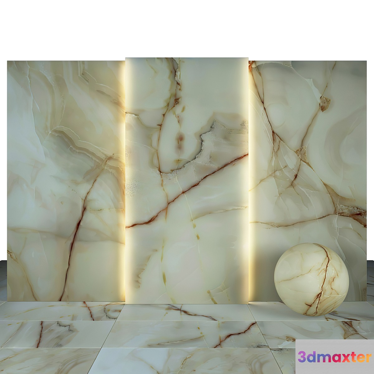 Onyx Blanche 01 3D Max