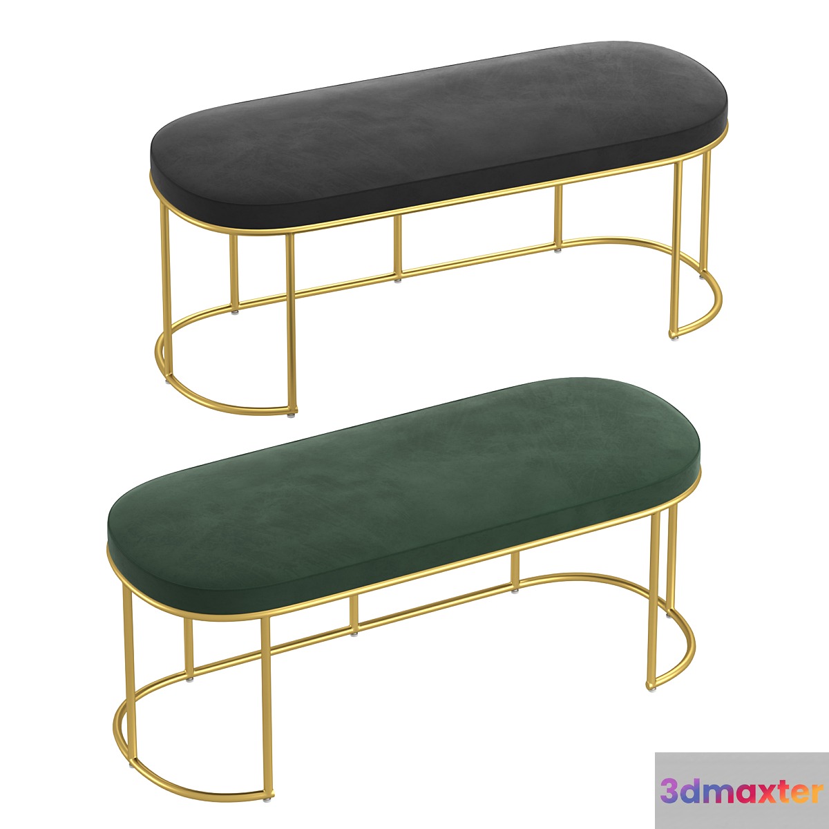 Maisons Du Monde Banc 3D Max