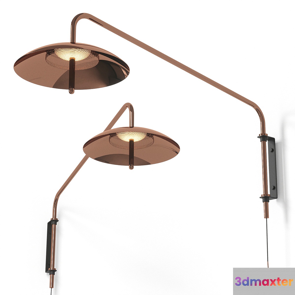 Lightology SIGNAL SWING ARM WALL LIGHT By Souda 3D Max