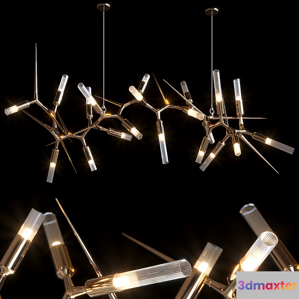 Shard Chandelier Luxxu 3D Max