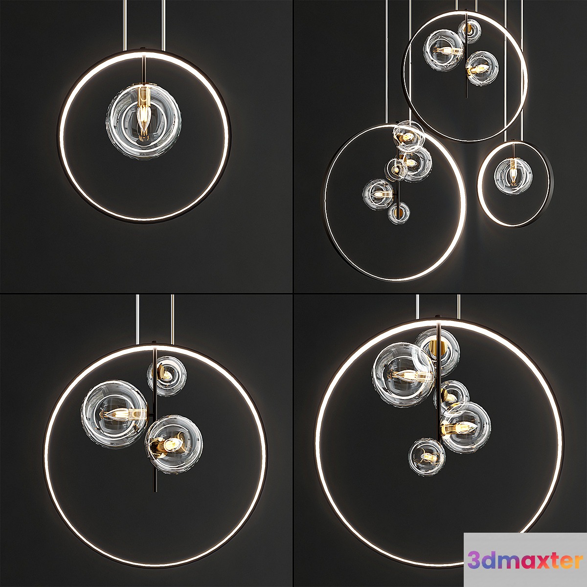 Bubbles C 3D Max