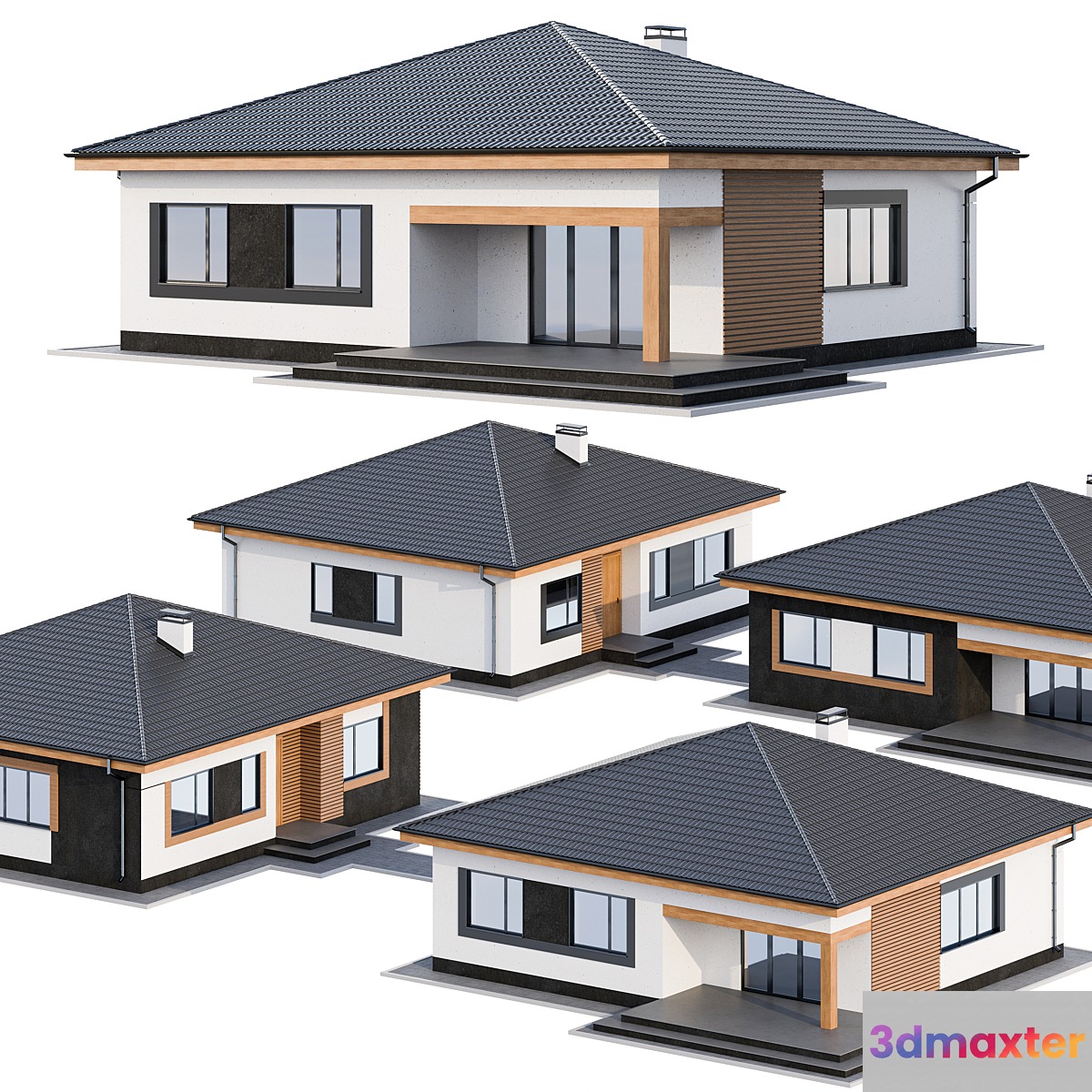 Modern one-storey cottage