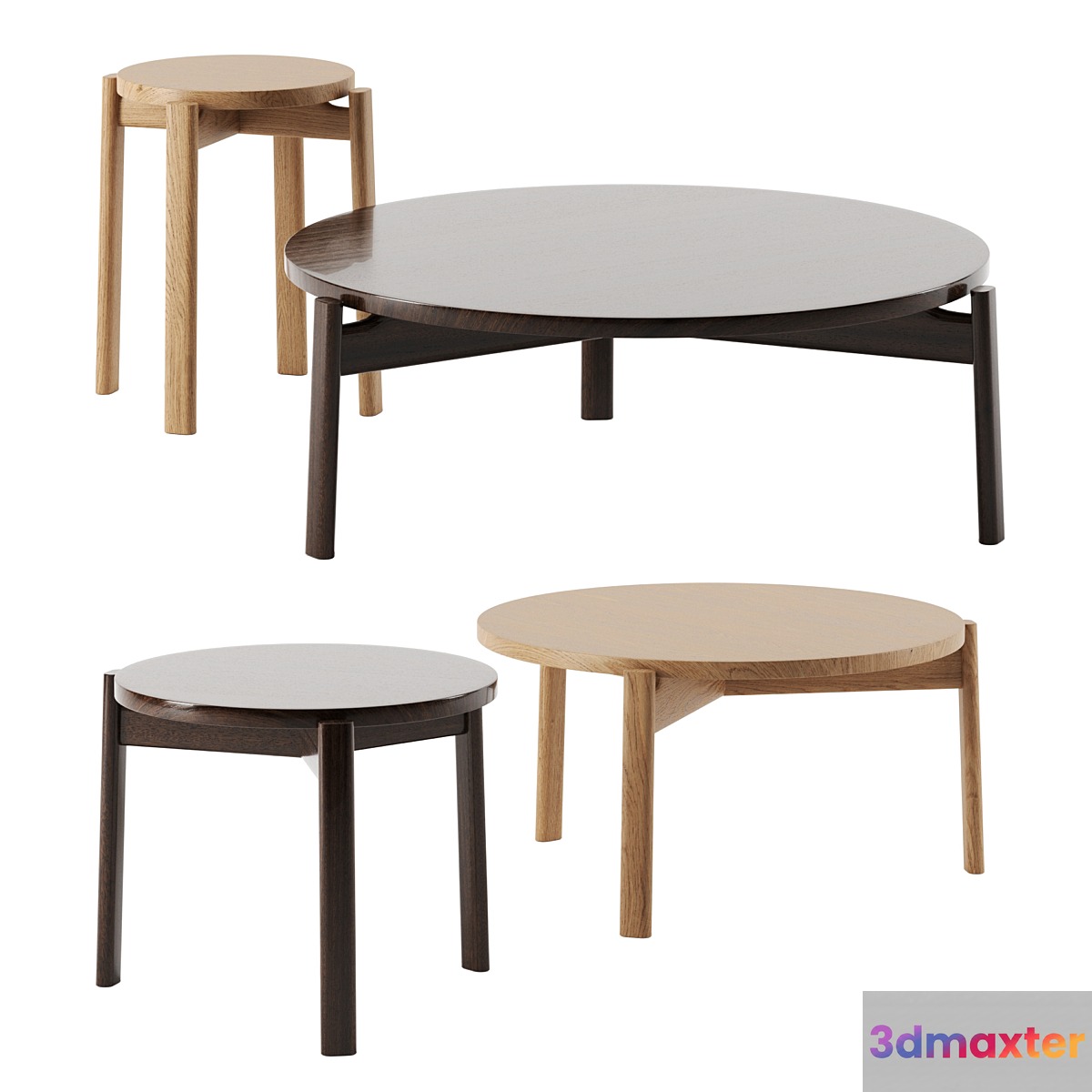 Passage coffee tables by Menu 3D Max