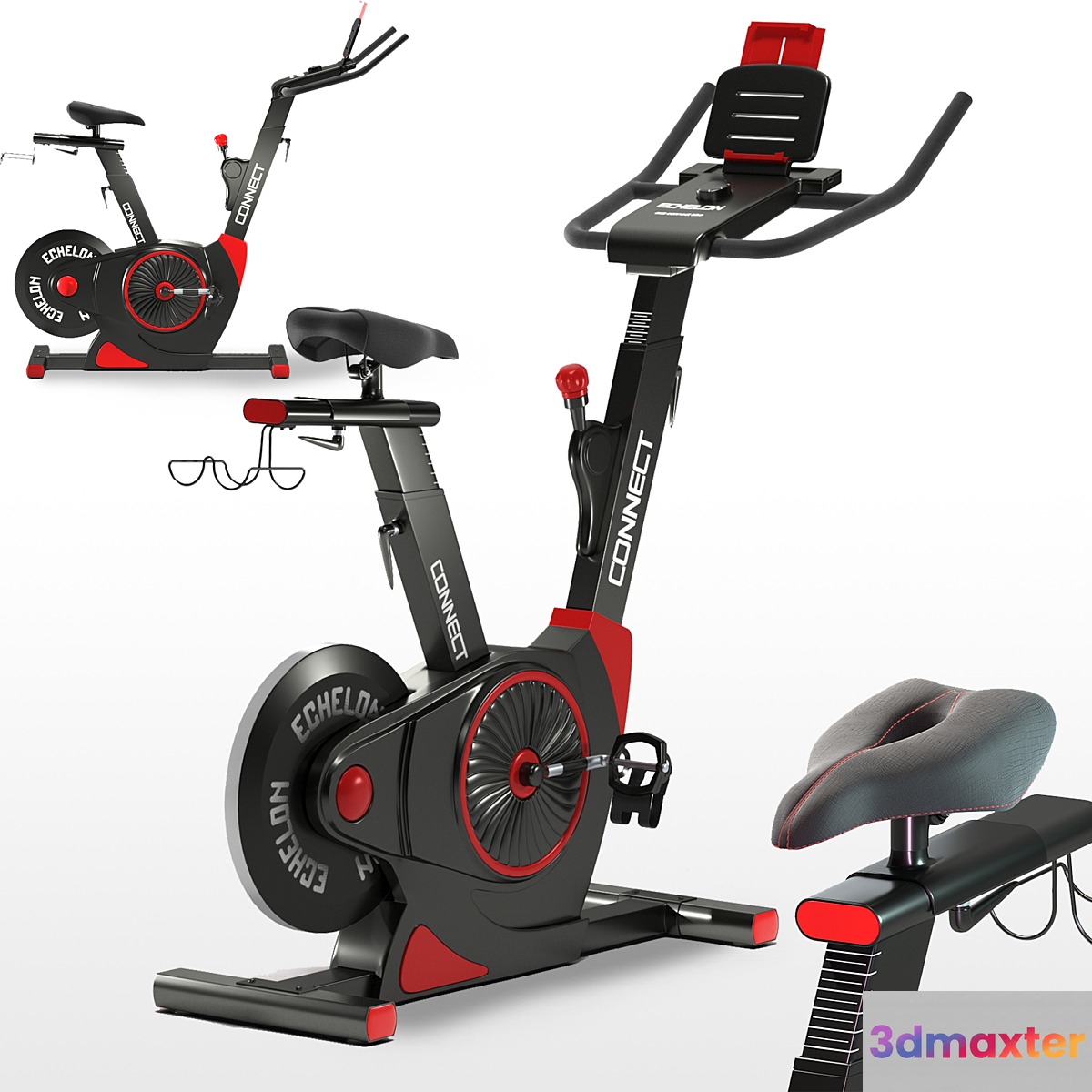 exercise bike echelon ex3 connect 3D Max