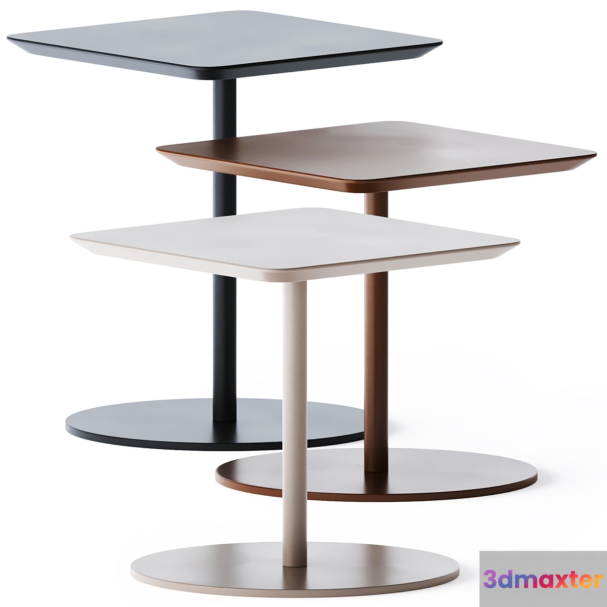 Metal Square Noa Coffee Tables by B&T Design