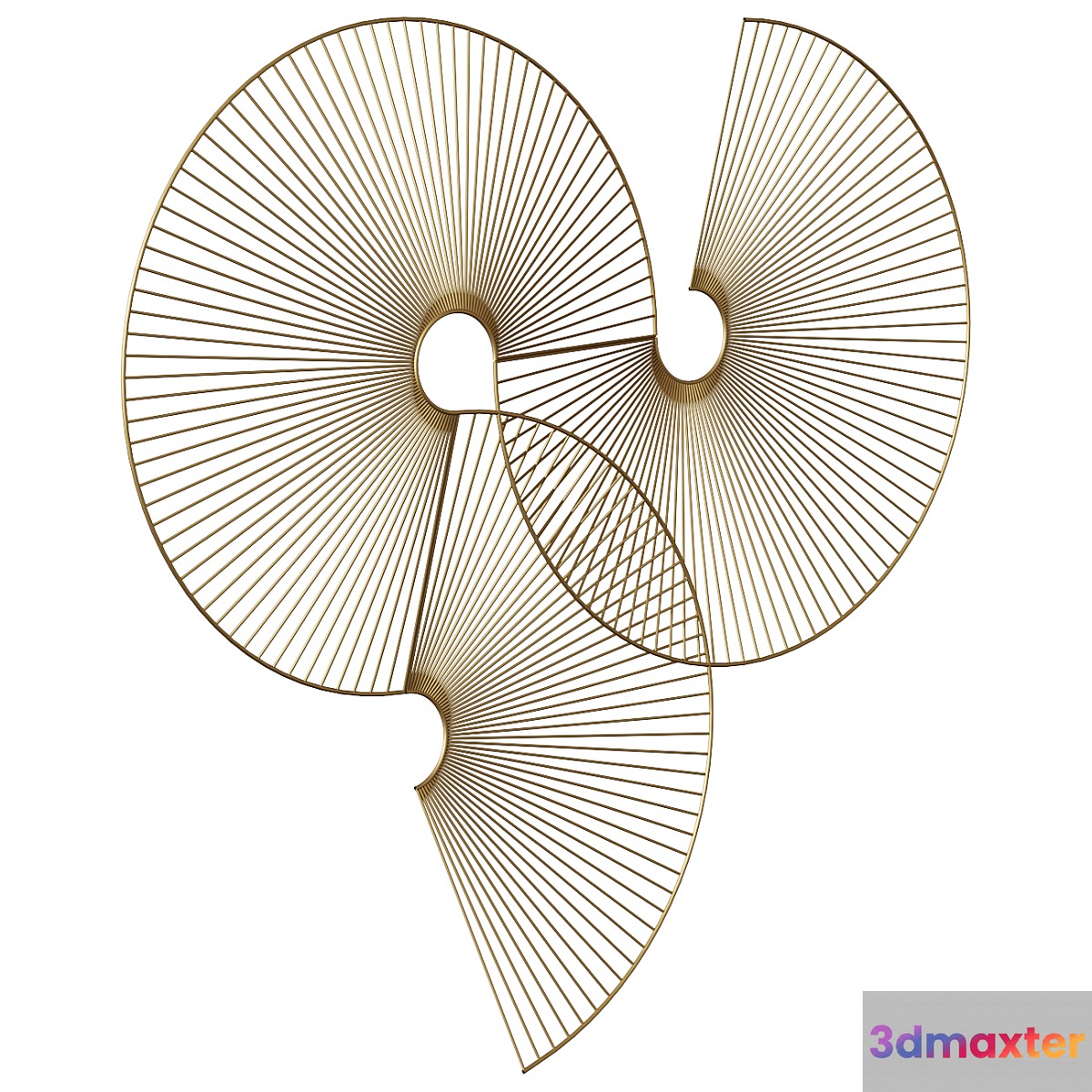 Wall decoration Venertia gold 635 x 61 cm