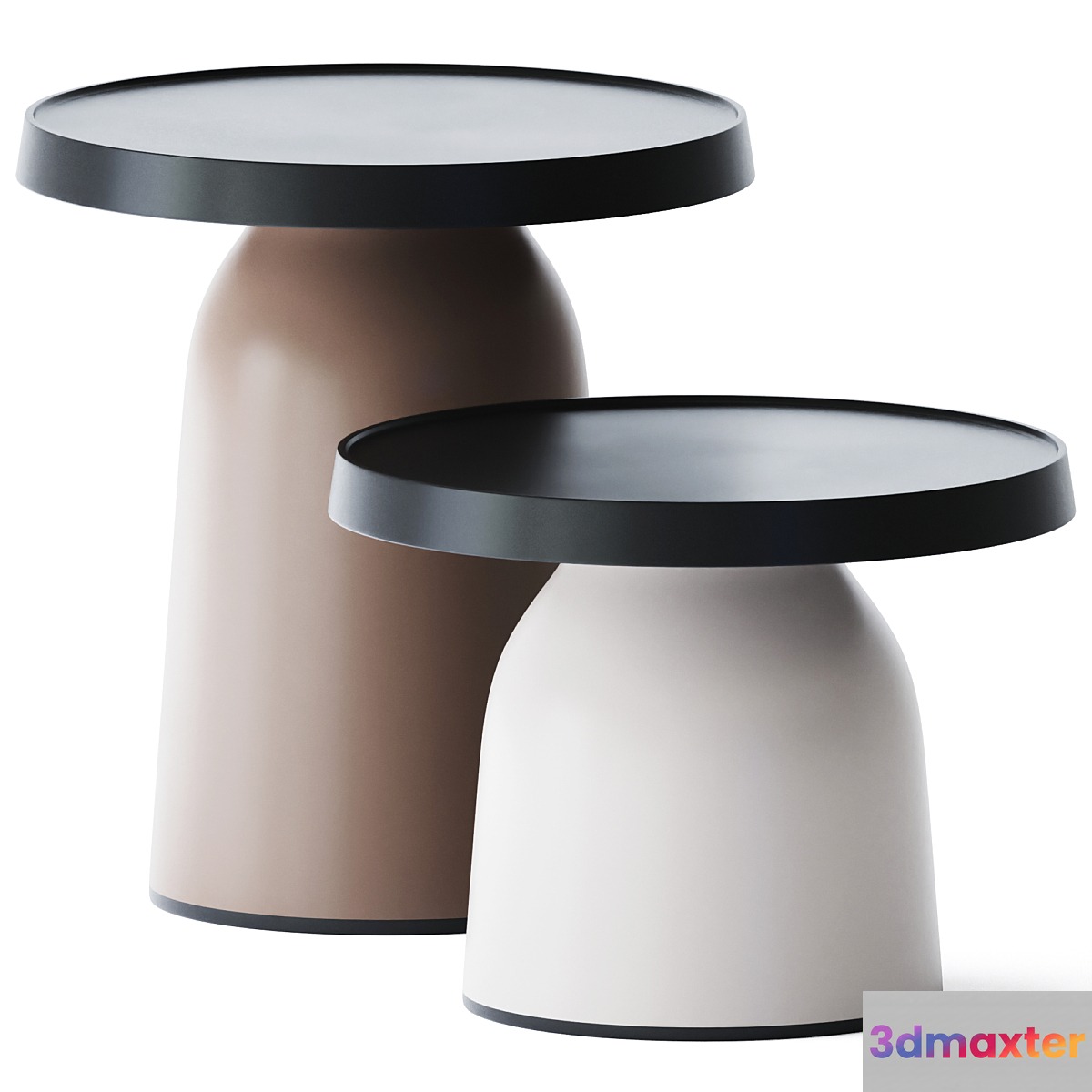 Thick Top Side Table by Toou