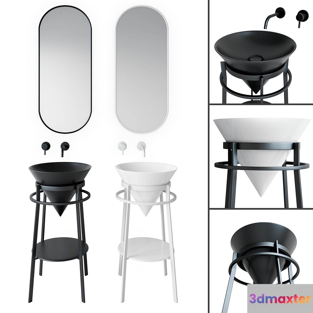Metal structure CONO Сolors Kerama Marazzi 3D Max