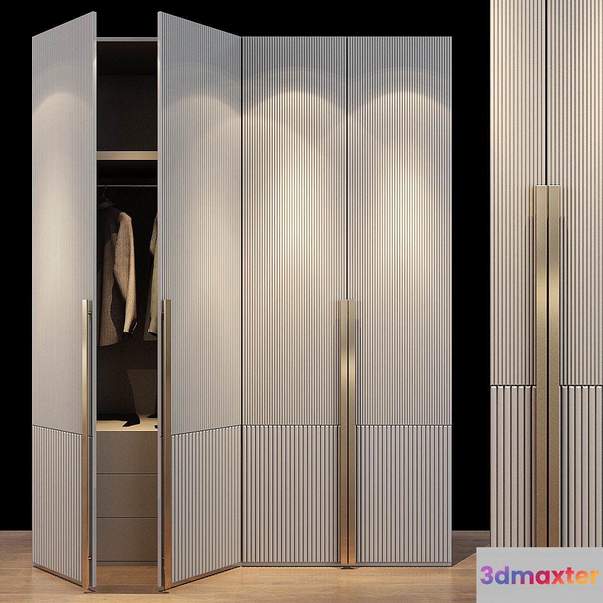 Cabinet Furniture 047 3D Max