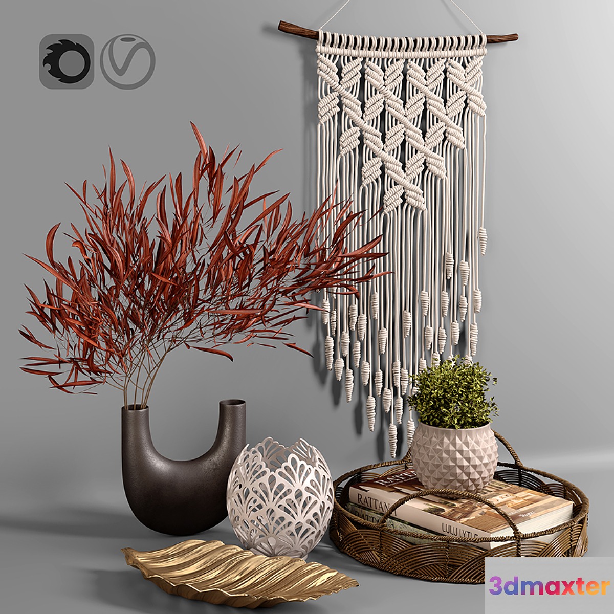 Decorative Set 2 3D Max