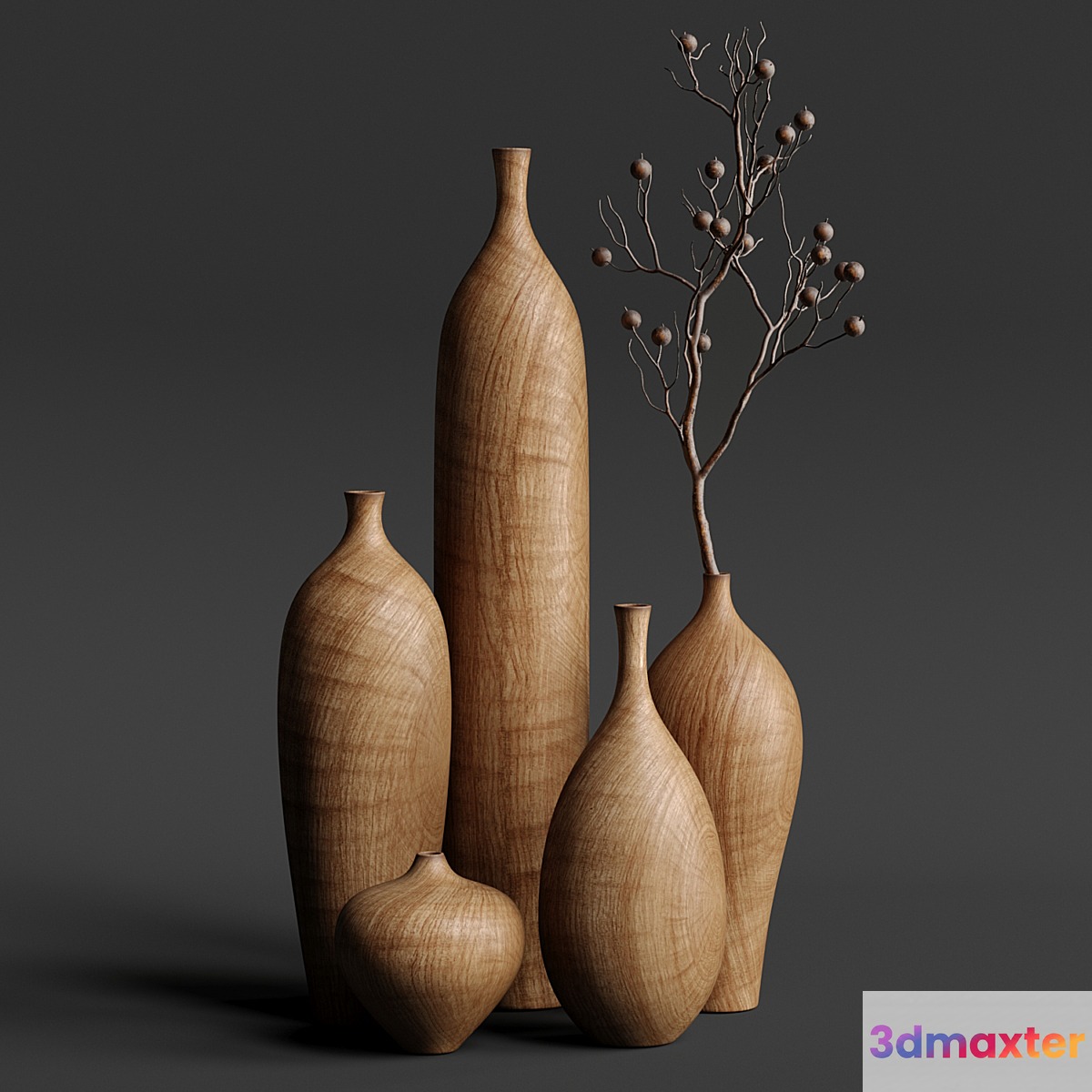 Decor vases - No.2 3D Max