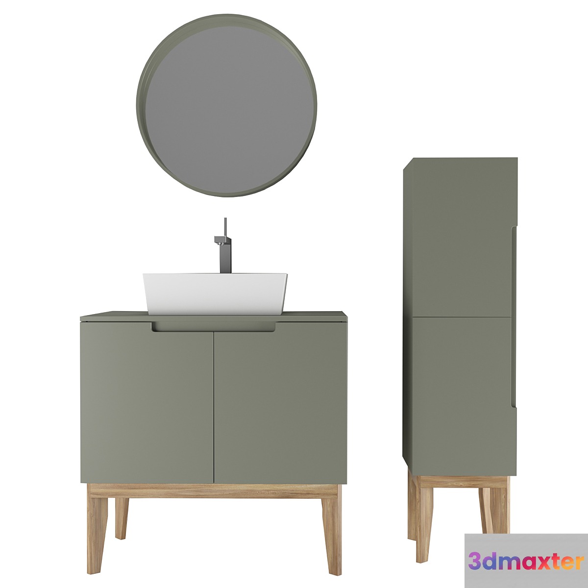 Cooper bathroom furniture 3D Max