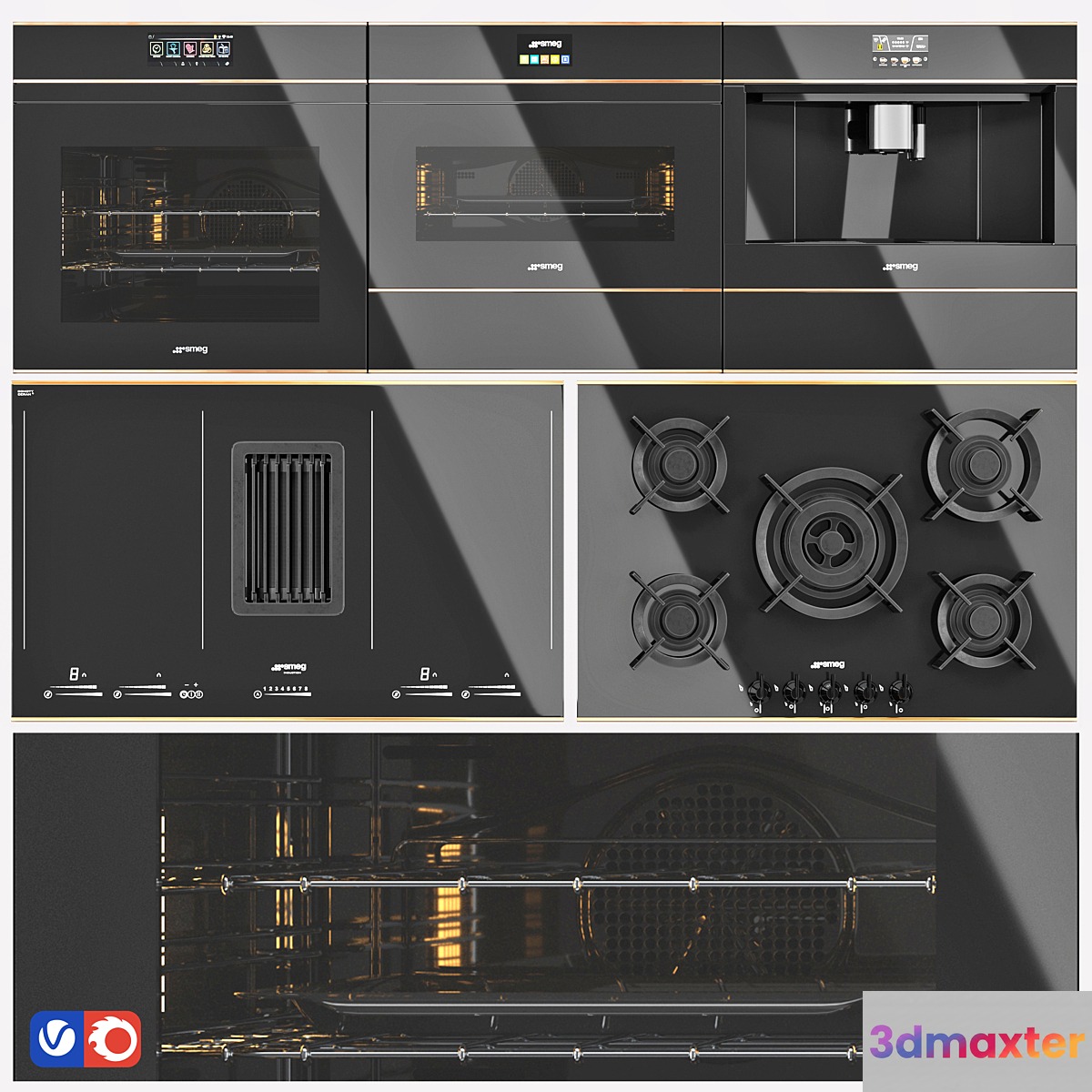 SMEG-Dolce Stil Novo Kitchen Appliance