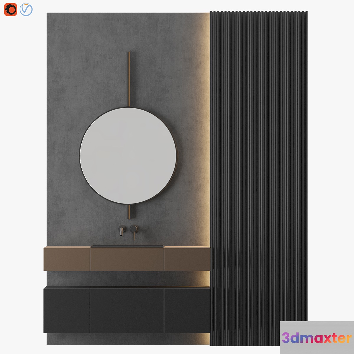 MODERN - Gray Bathroom_04 - No.2