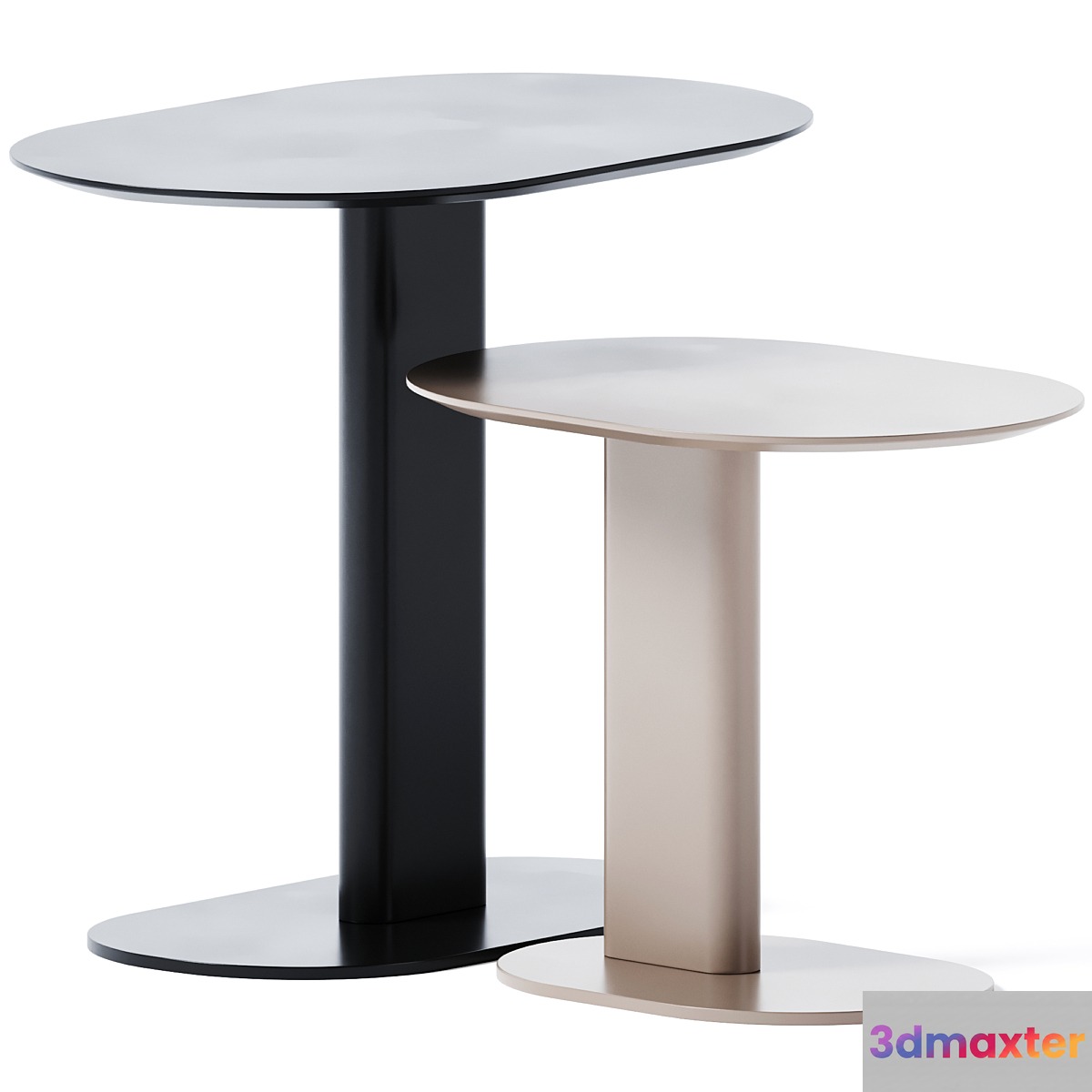 Side Table Plinto by Varaschin
