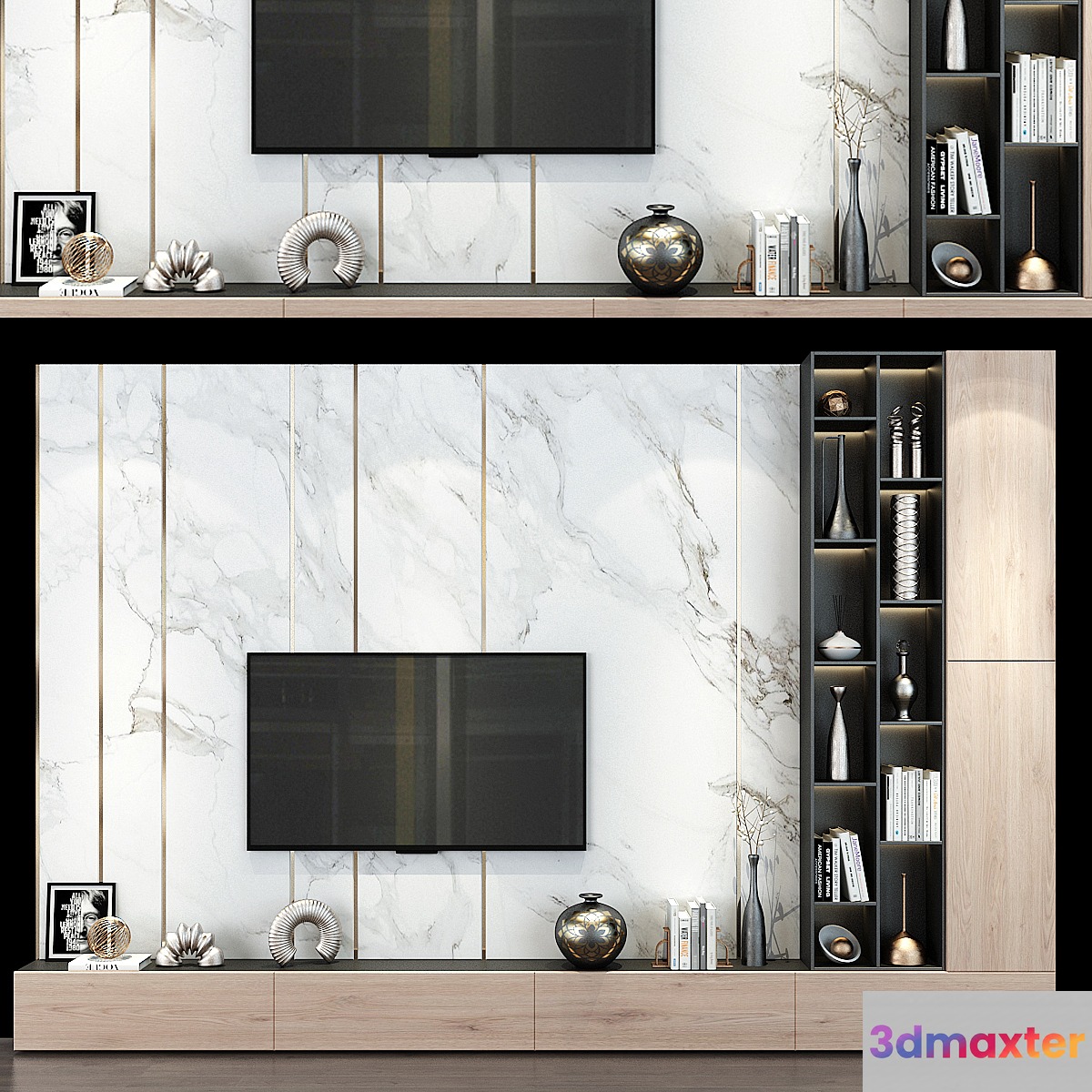 TV shelf 0336 3D Max
