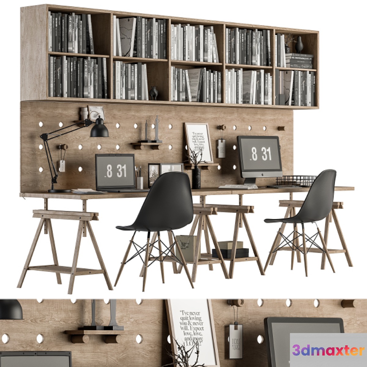 Office Furniture - employee Set 27