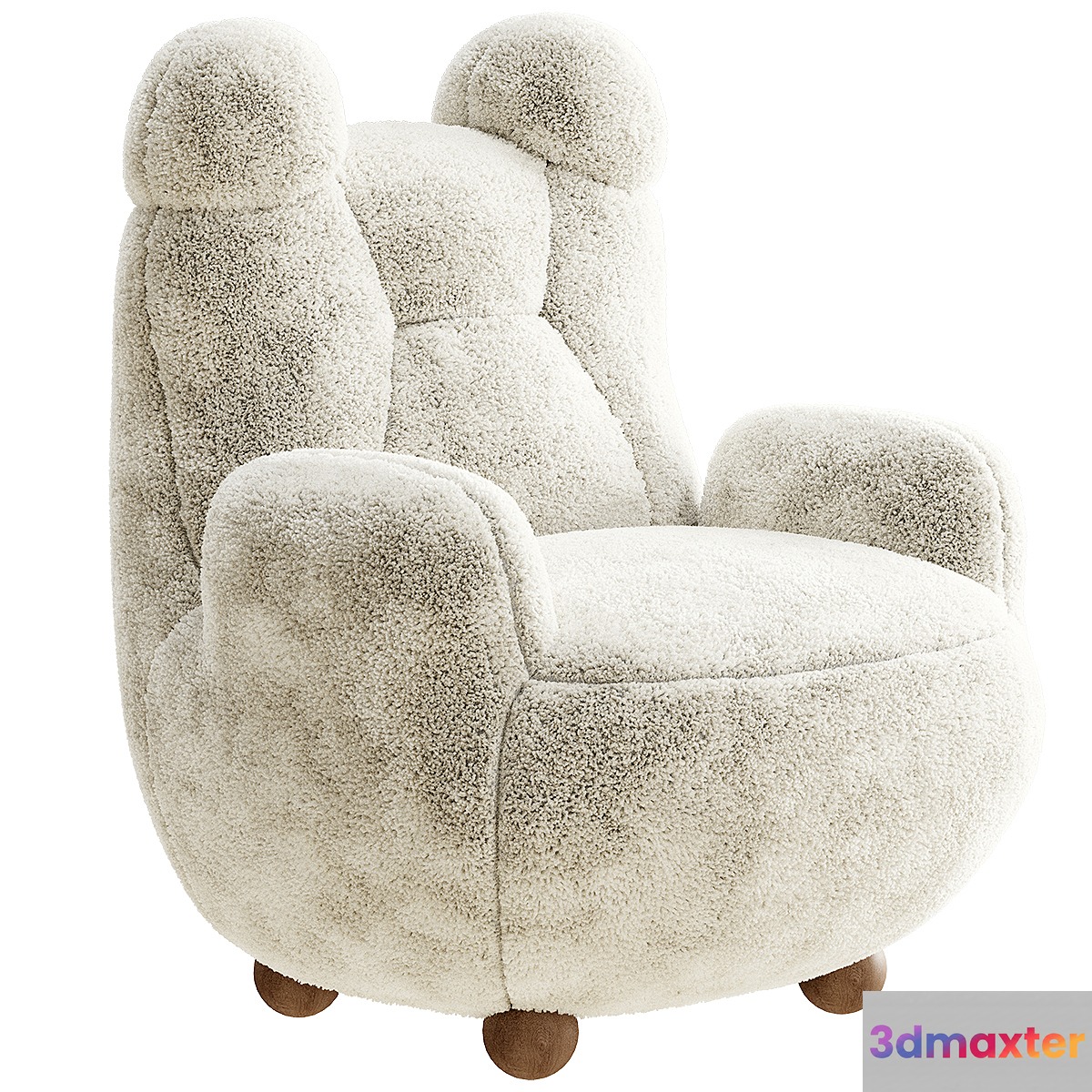 Papa bear armchair fur