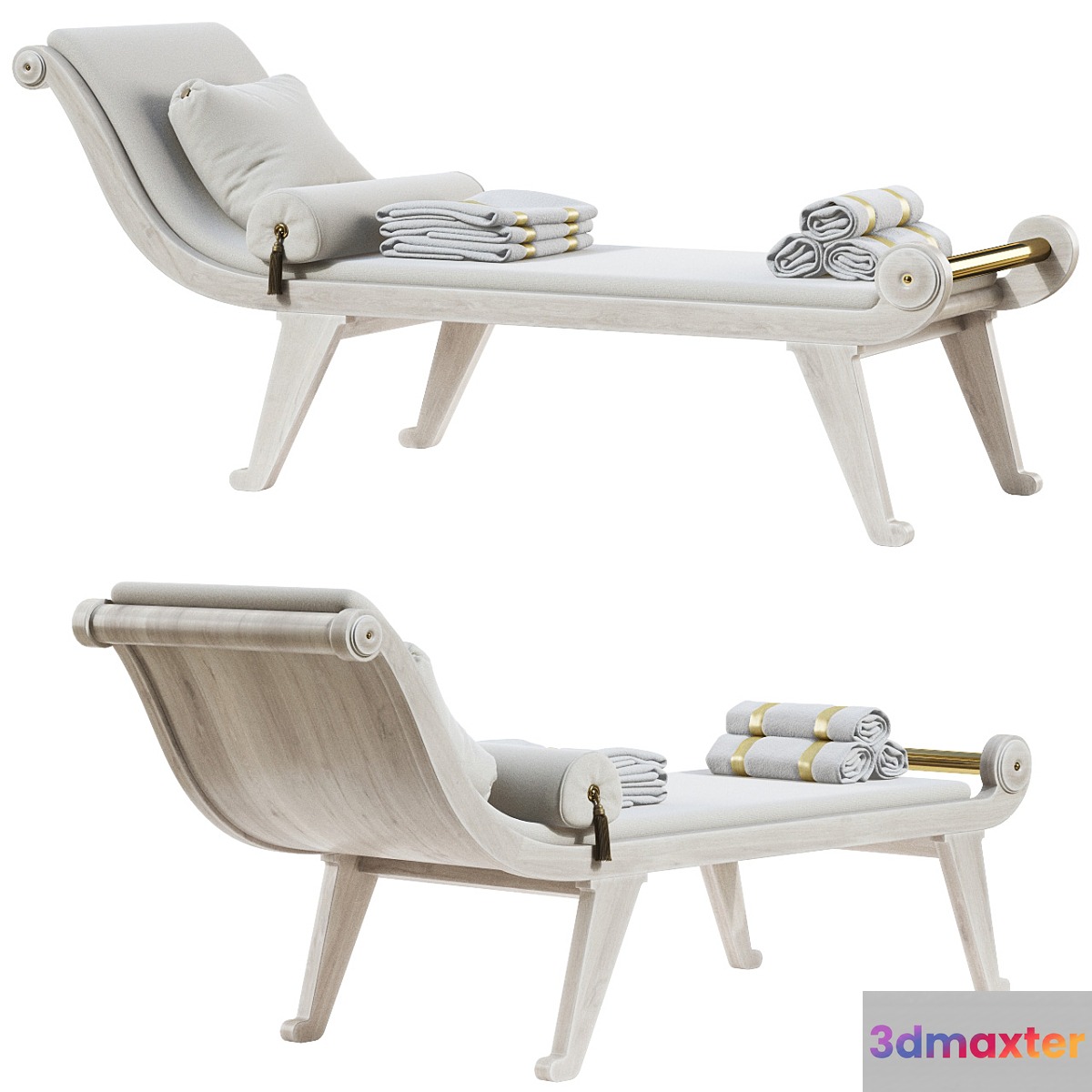 Pool chaise lounge 3D Max