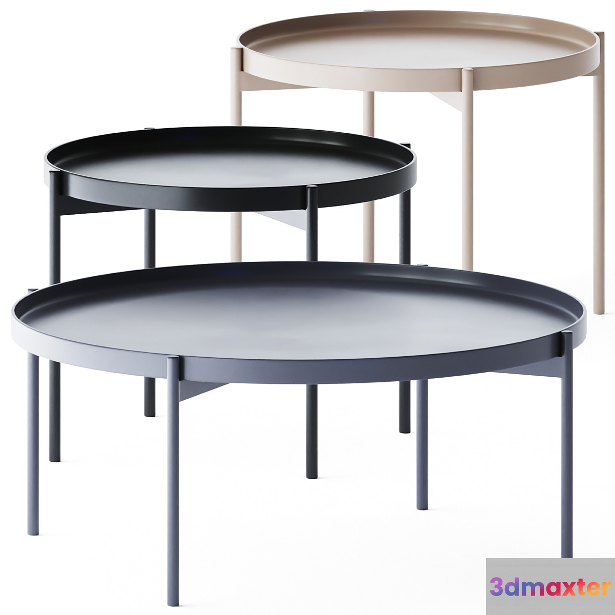 Coffee Tables Salto by Skargaarden 3D Max
