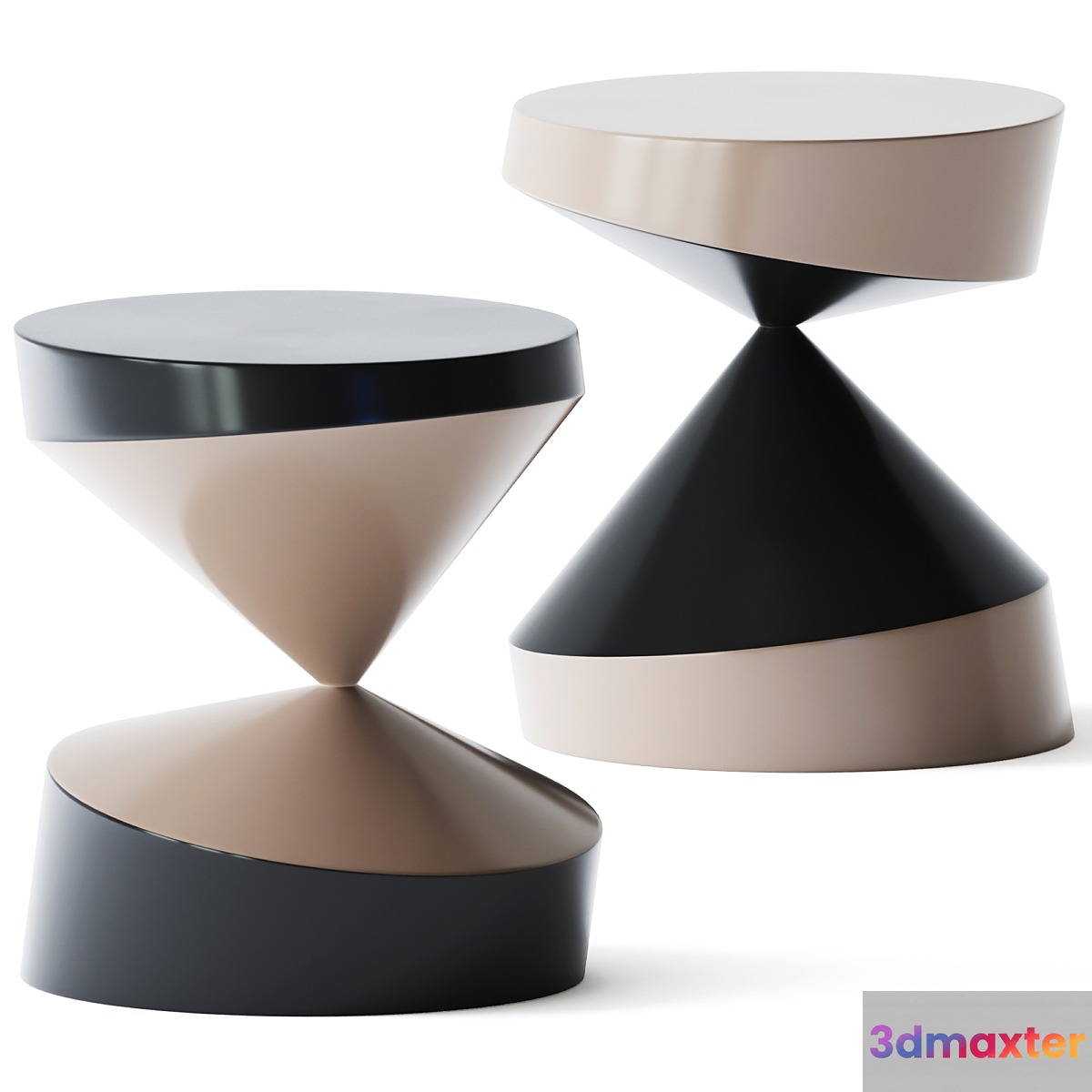 Coffee Table Whirling Twins by I + I