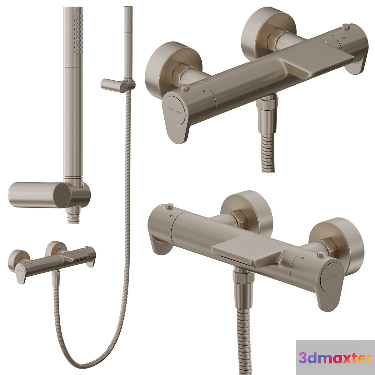 Bath lever mixer Ramon Soler ALEXIA 363901DNC 3D Max