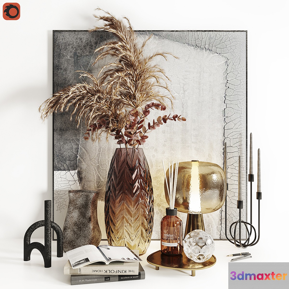Decorative set 30 3D Max