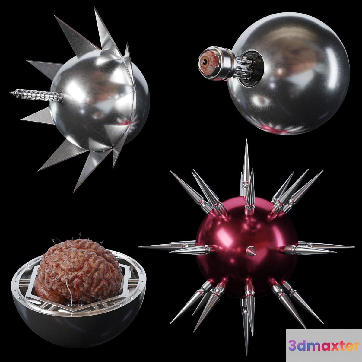 Horror on 3dsky (Phantasm part 2) 3D Max