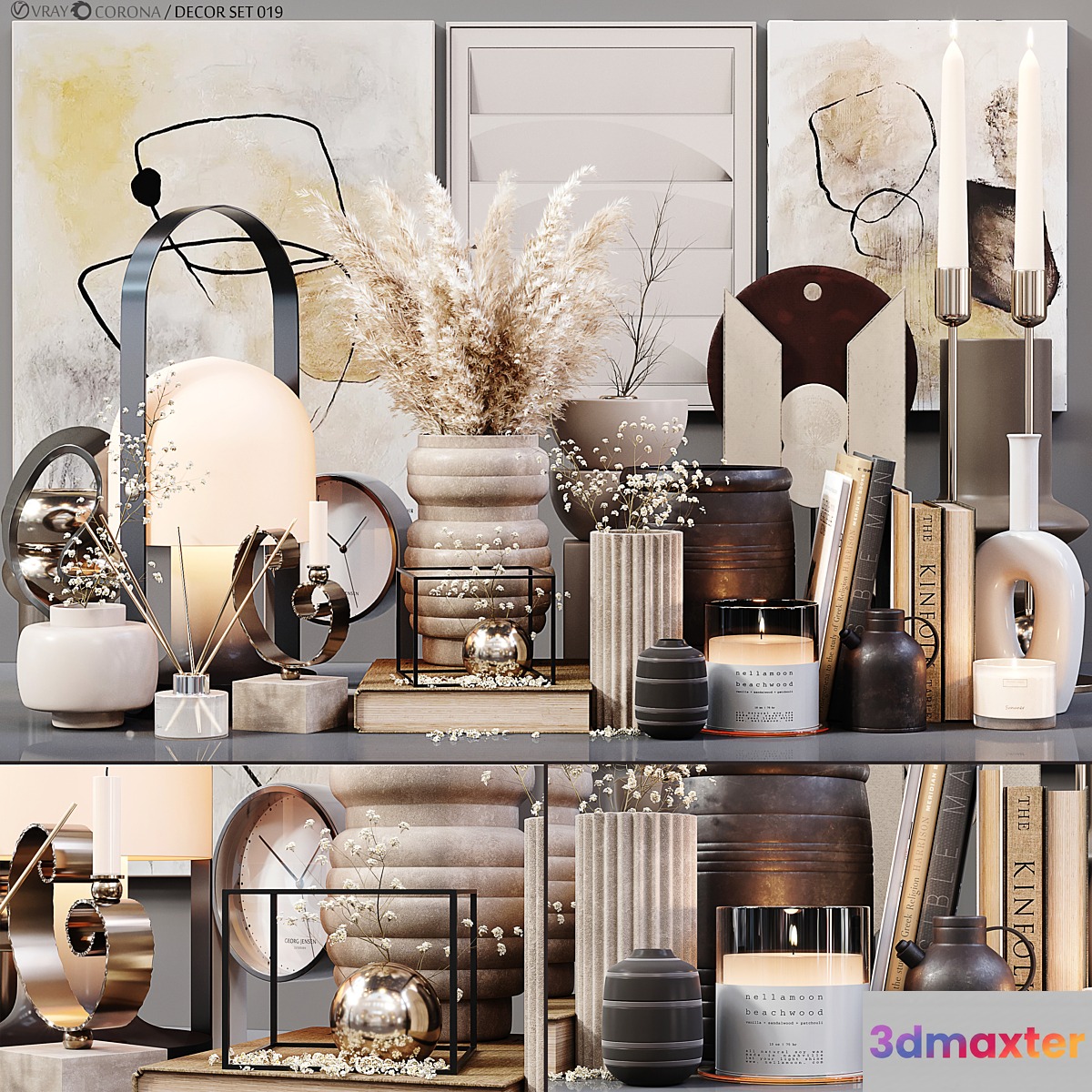 Decor Set 019 3D Max