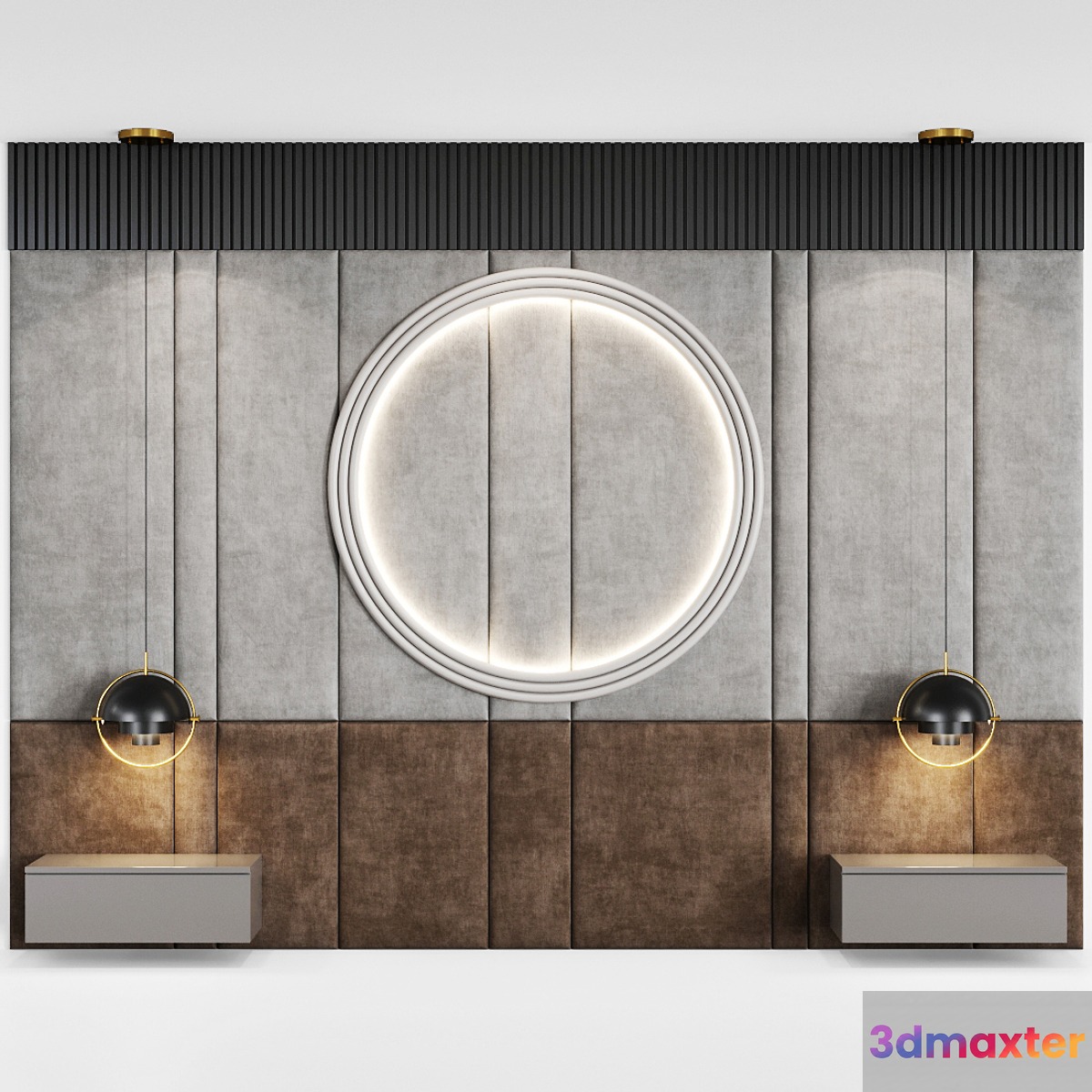 Decotarive Wall panel 023 3D Max
