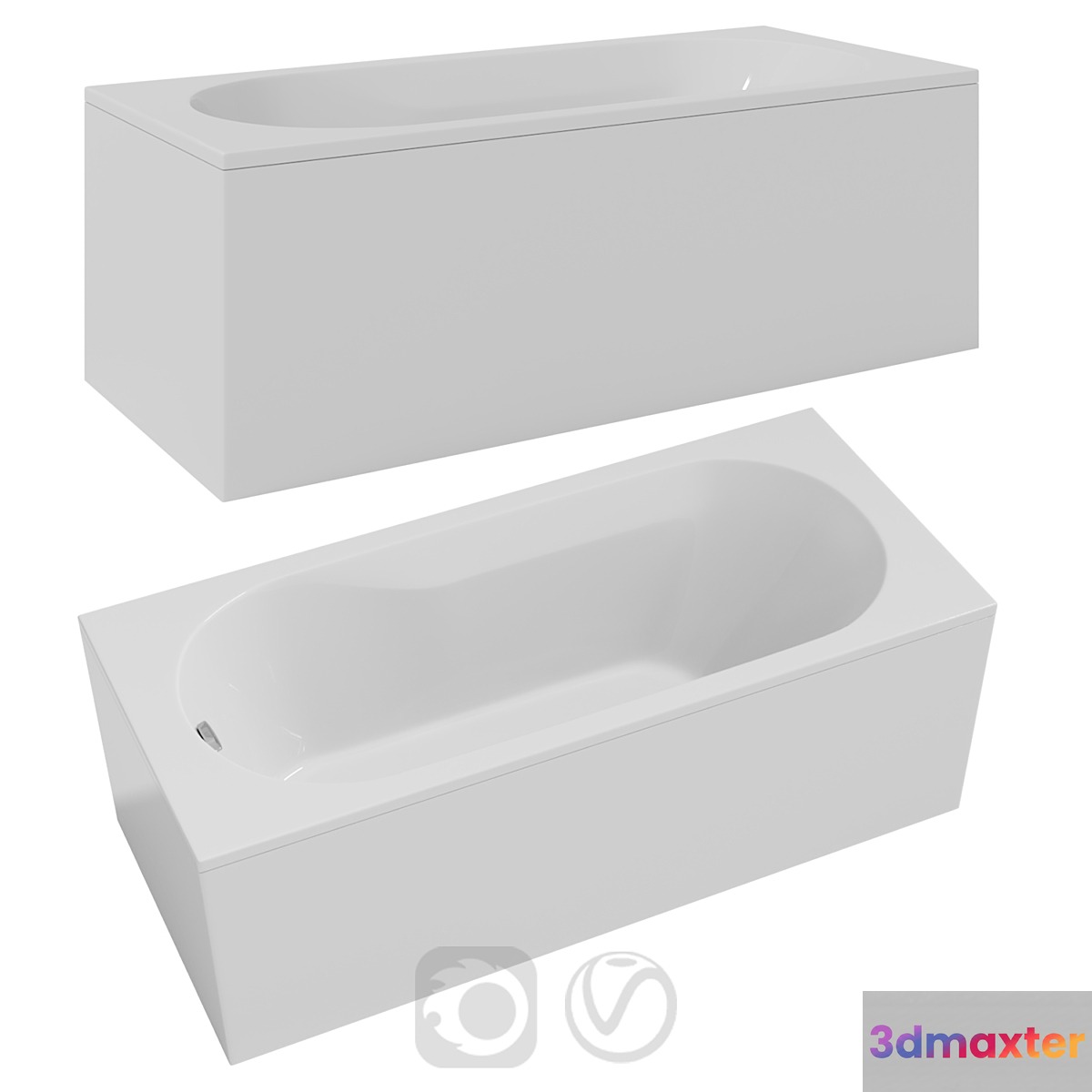 Acrylic bathtub Pool Spa Lena 170x75 cm