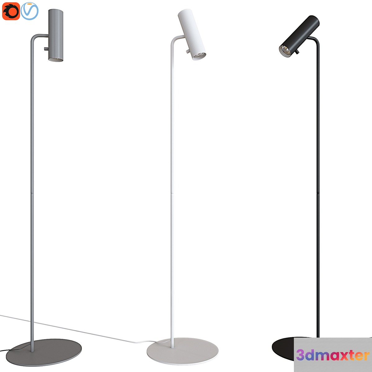 Floor lamp Nordlux MIB 6 3D Max