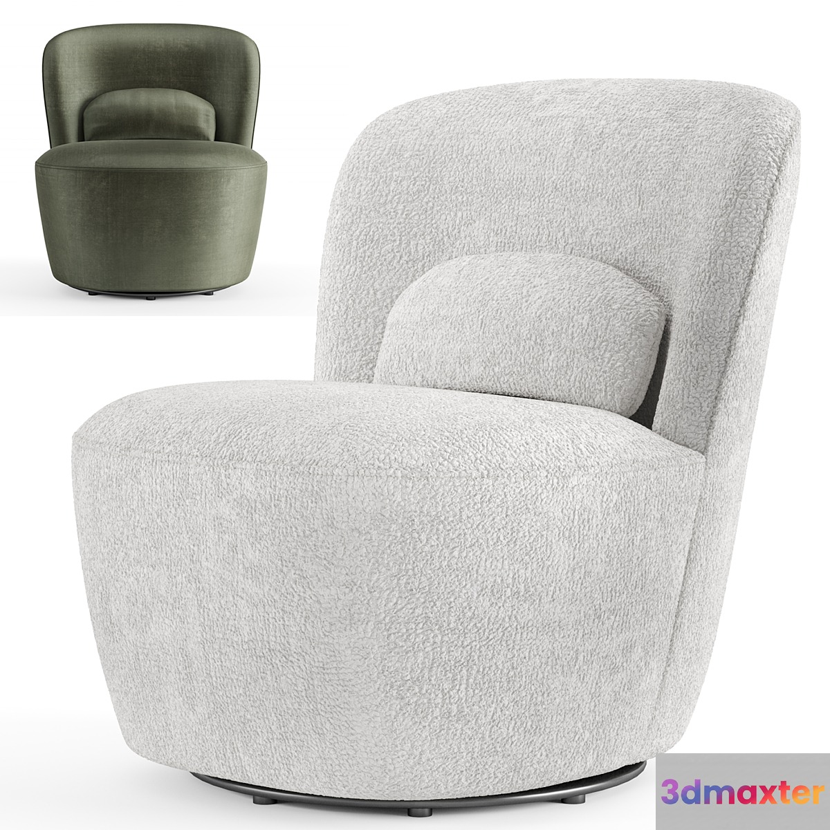 Dantone Home Twain Armchair 3D Max