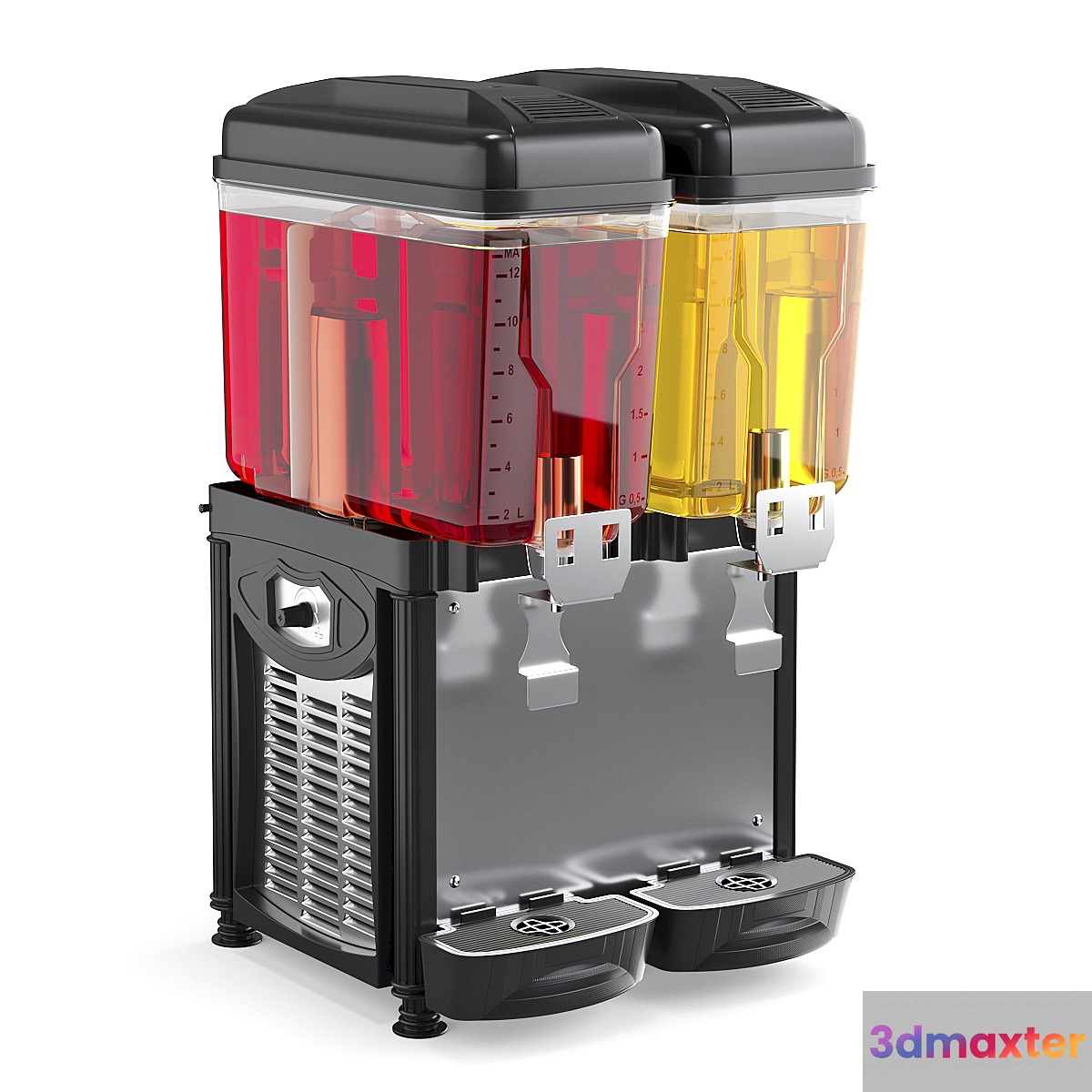Avantco D3G-2 Refrigerated Beverage Dispenser 3D Max