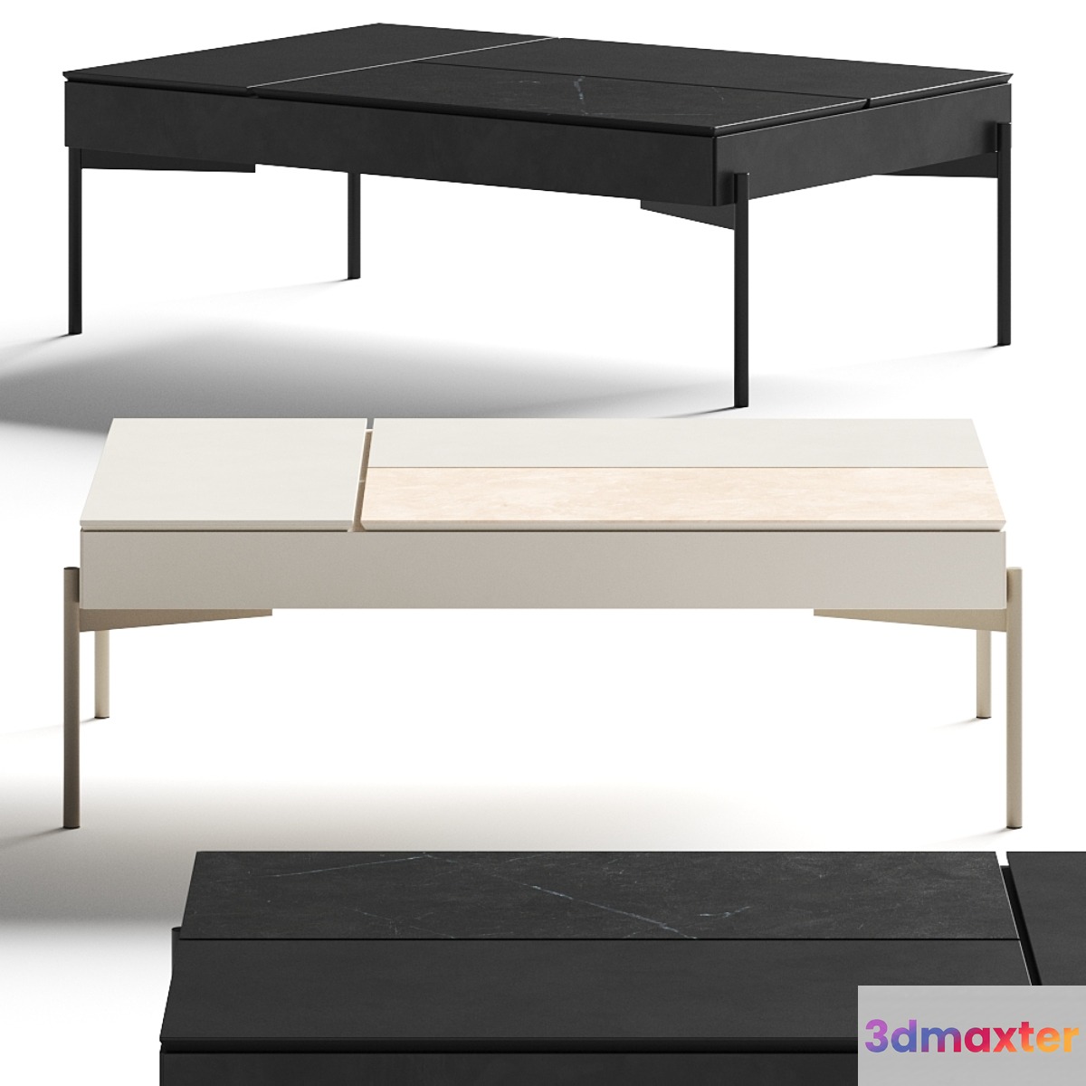 BoConcept Chiva Functional Coffee Table 3D Max