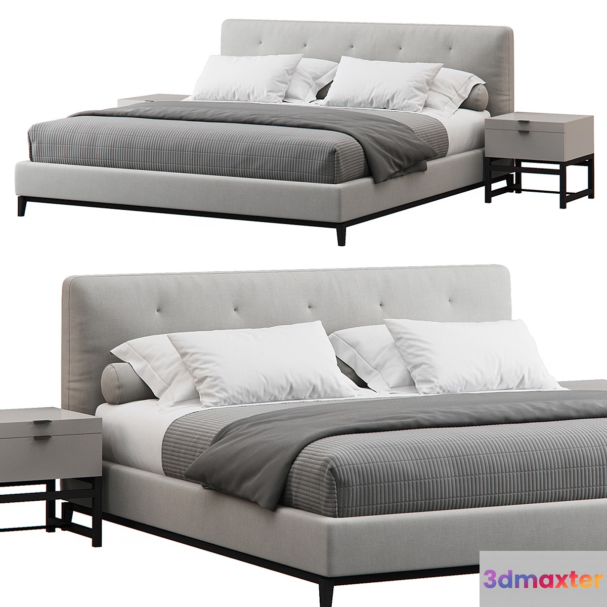 Andersen Quilt Bed by Minotti