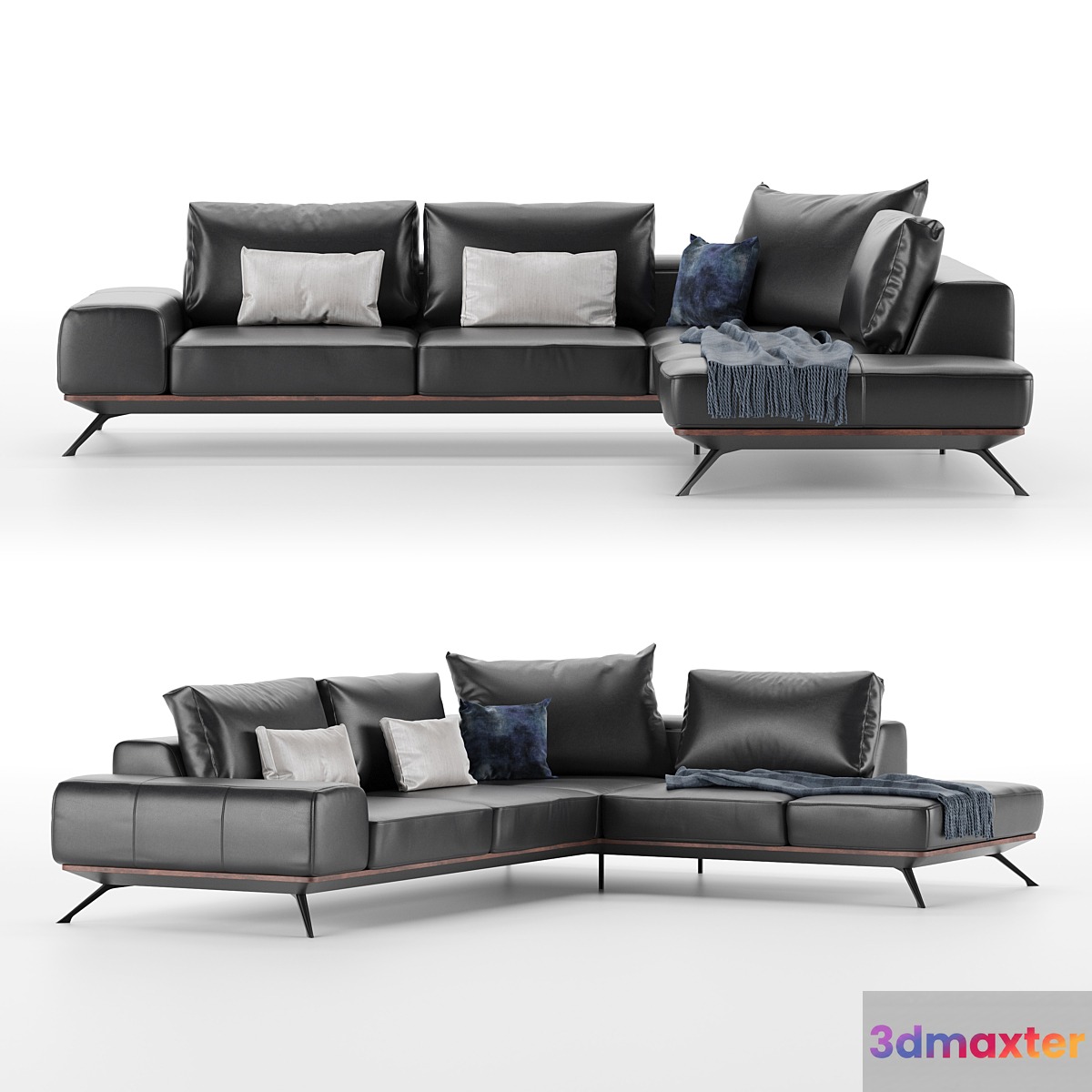 Corner sofa Kler Figaro Uno 3D Max