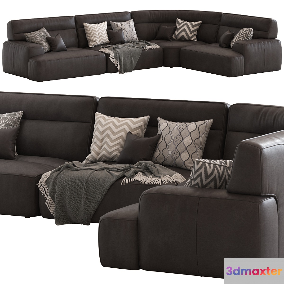 Coco Republic Alvaro Sofa2 3D Max