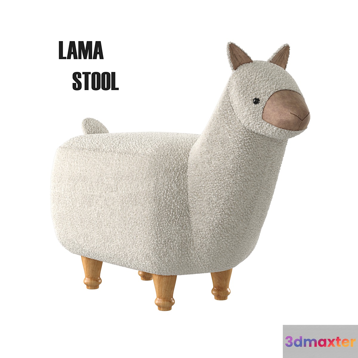 Pouf in the nursery Llama from Apollo 3D Max