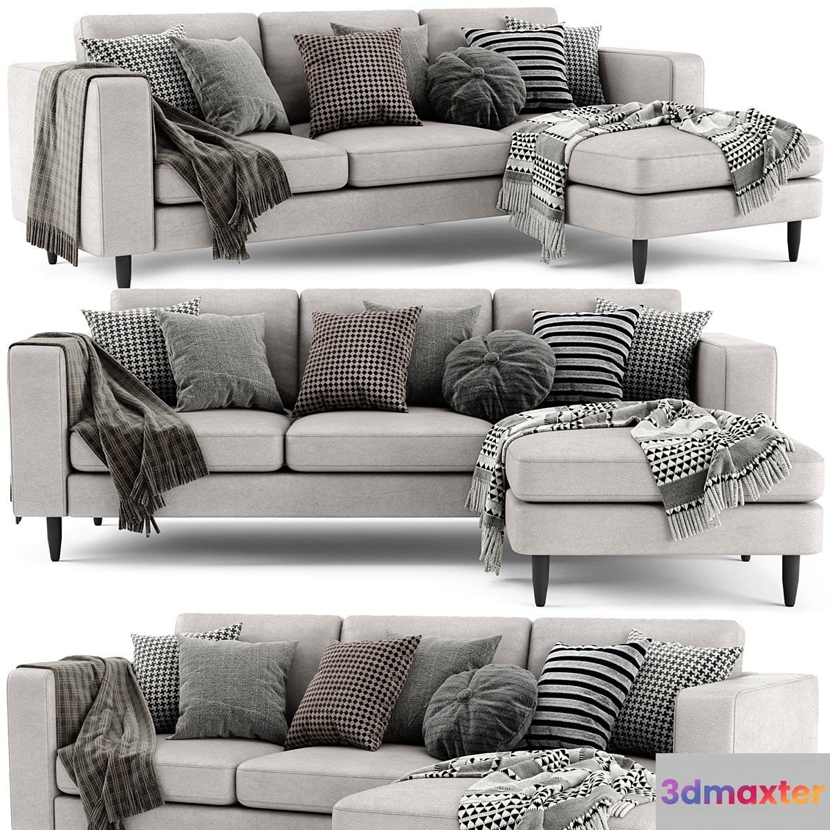 BoConcept Indivi Chaise Longue Sofa